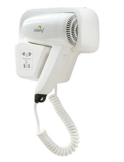 Wall Mount Hair Dryer 1200W - White V959-DPHD0001