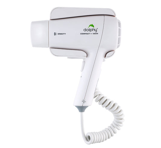 Plaza Wall Mount Hair Dryer 1800W - White V959-DPHD0017