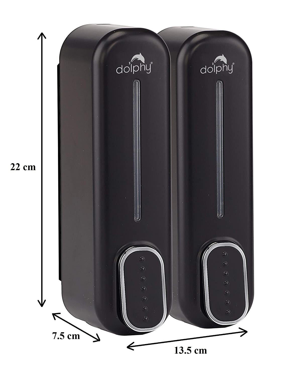 CLASSIC Dual Soap/Shampoo Dispenser 300ml -Black V959-DSDR0020