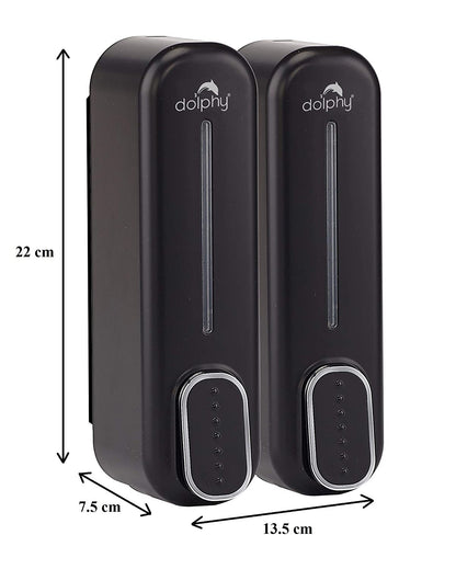 CLASSIC Dual Soap/Shampoo Dispenser 300ml -Black V959-DSDR0020