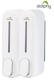 CLASSIC Dual Soap/Shampoo Dispenser 300ml -White V959-DSDR0043