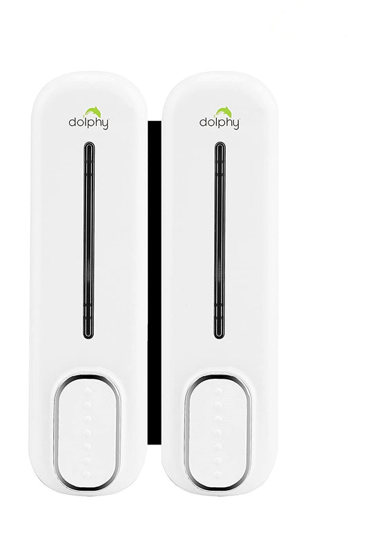 CLASSIC Dual Soap/Shampoo Dispenser 300ml -White V959-DSDR0043