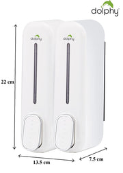 CLASSIC Dual Soap/Shampoo Dispenser 300ml -White V959-DSDR0043
