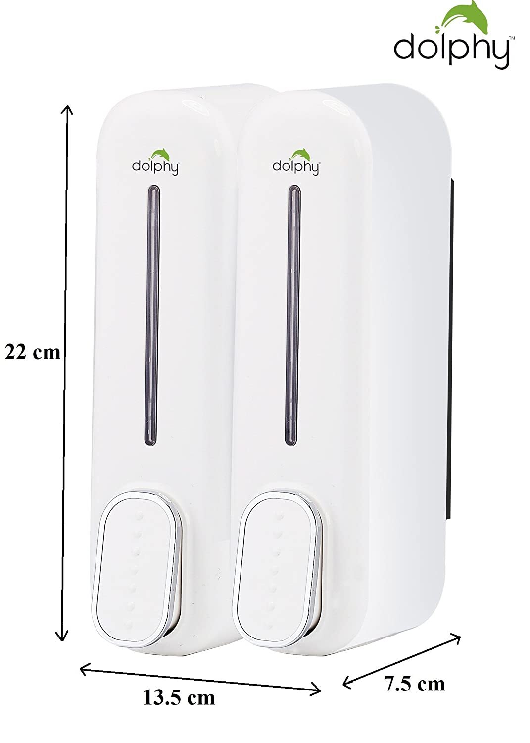 CLASSIC Dual Soap/Shampoo Dispenser 300ml -White V959-DSDR0043