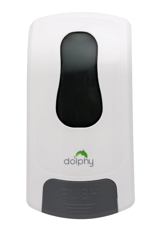 Manual Soap-Sanitiser Dispenser 1L - White Spray V959-DSDR0055