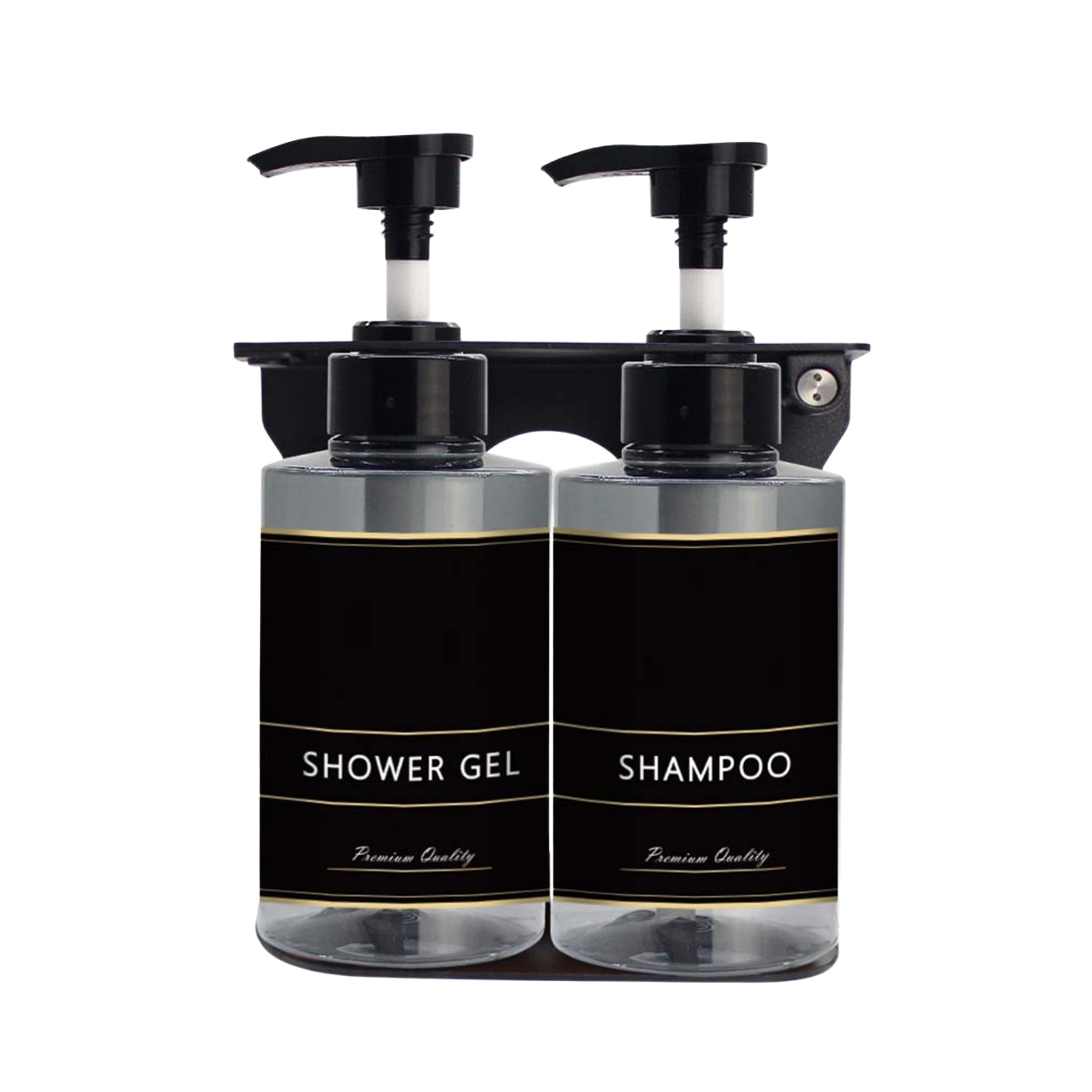 Liquid Soap Dispenser 300ml - Transparent Black V959-DSDR0149