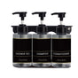 Liquid Soap Dispenser 300ml X 3 - Transparent V959-DSDR0150