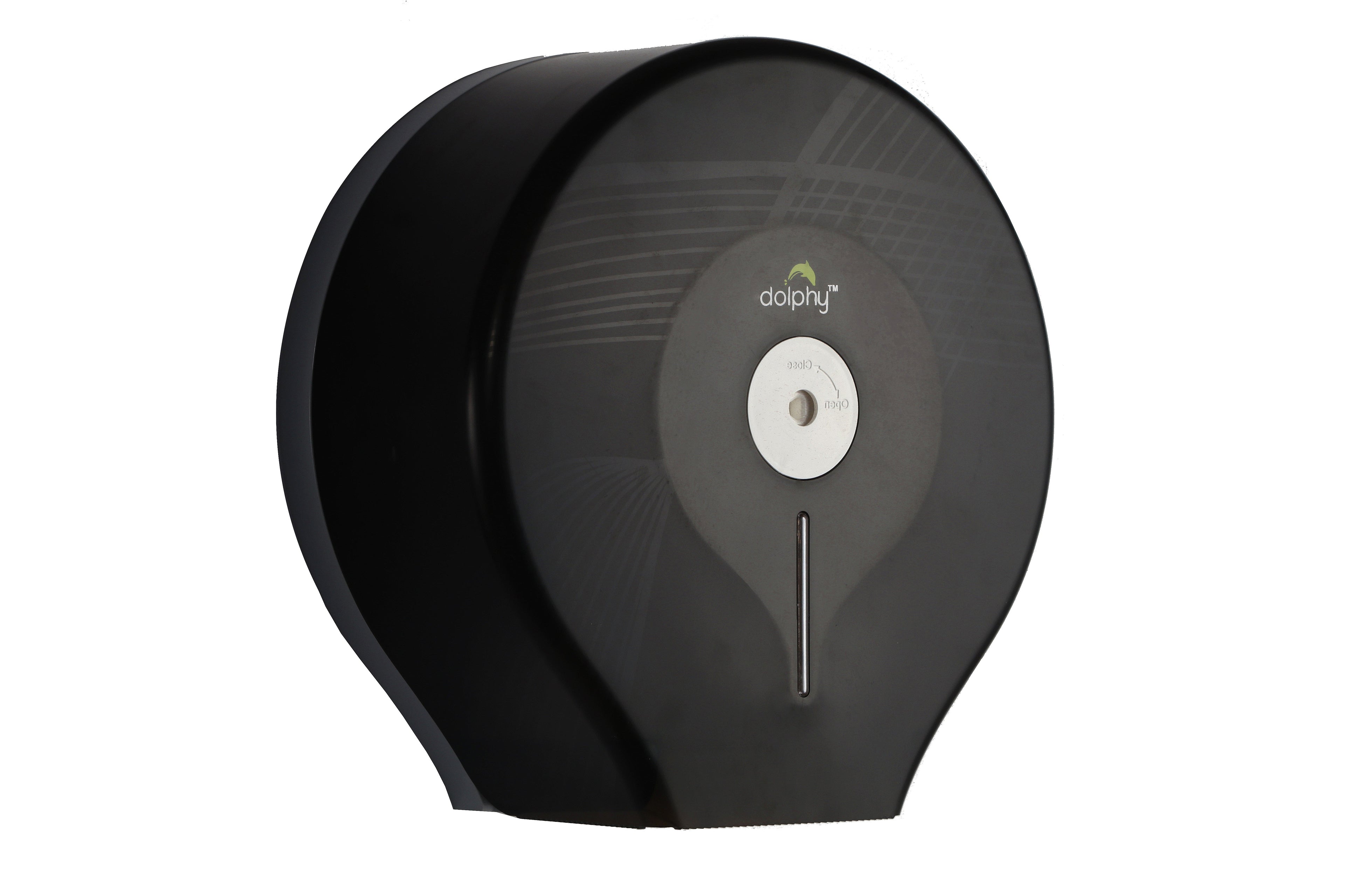 Jumbo Toilet Roll Dispenser - Black V959-DTPR0007