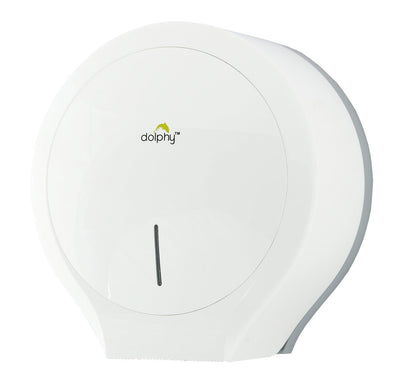CLASSIC Jumbo Toilet Paper Roll Dispenser - White V959-DTPR0009