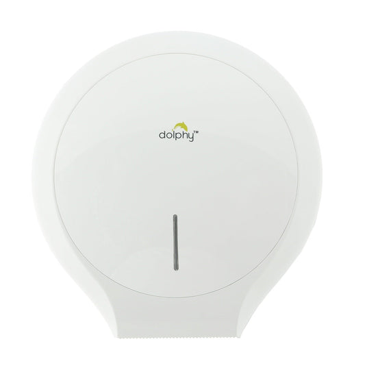 CLASSIC Jumbo Toilet Paper Roll Dispenser - White V959-DTPR0009