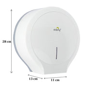 CLASSIC Jumbo Toilet Paper Roll Dispenser - White V959-DTPR0009