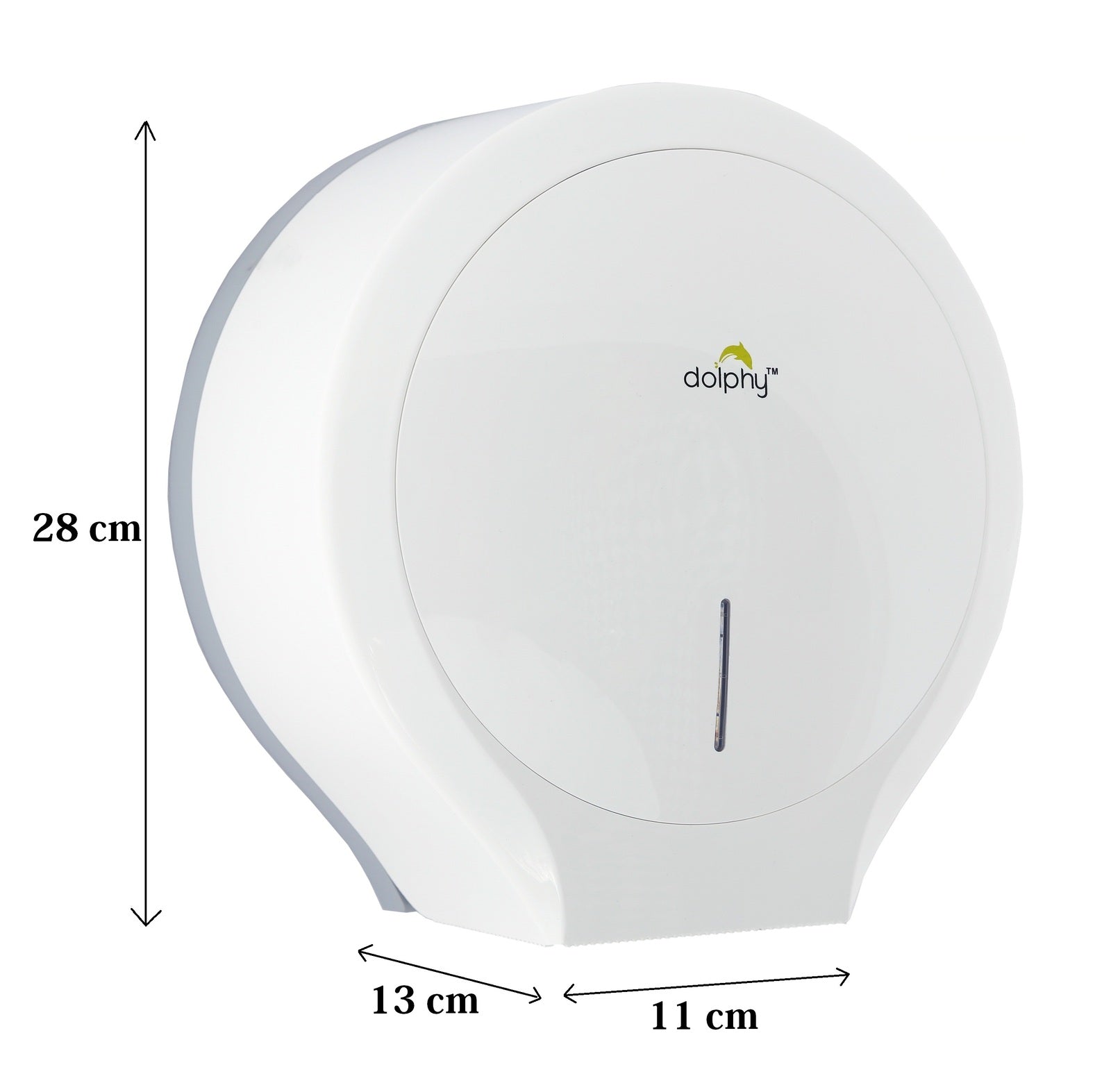 CLASSIC Jumbo Toilet Paper Roll Dispenser - White V959-DTPR0009