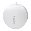 PLAZA Jumbo Toilet Roll Dispenser - White V959-DTPR0014