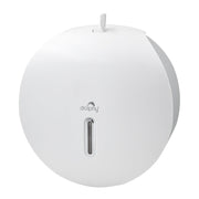 PLAZA Jumbo Toilet Roll Dispenser - White V959-DTPR0014