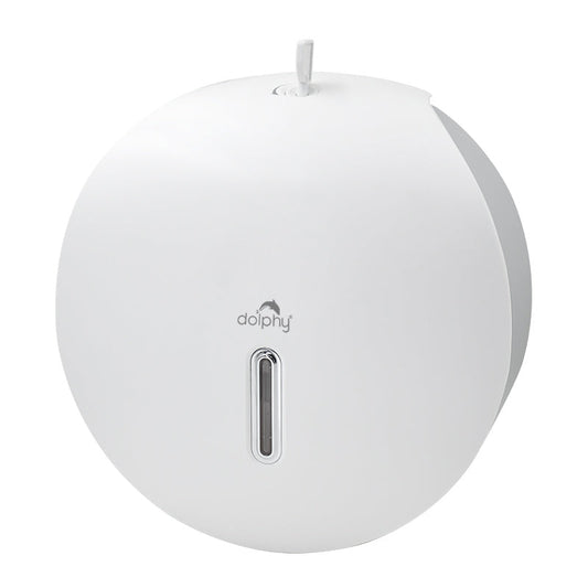 PLAZA Jumbo Toilet Roll Dispenser - White V959-DTPR0014