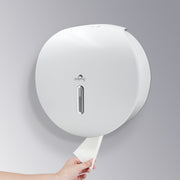 PLAZA Jumbo Toilet Roll Dispenser - White V959-DTPR0014