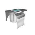 Stainless Steel Toilet Roll Holder With Shelf V959-DTPR0015