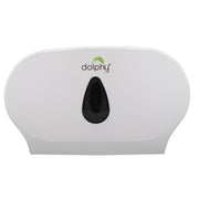 Twin Jumbo Toilet Roll Dispenser - White V959-DTPR0021