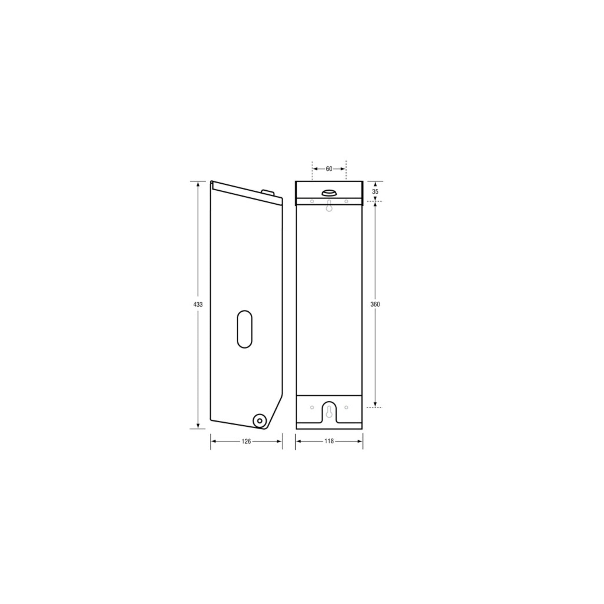 Triple Toilet Roll Dispenser - Silver V959-DTPR0036