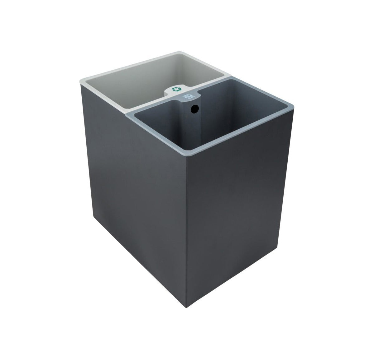 Recycle Compartment Bin 7L + 7L - Black V959-DWBN0013