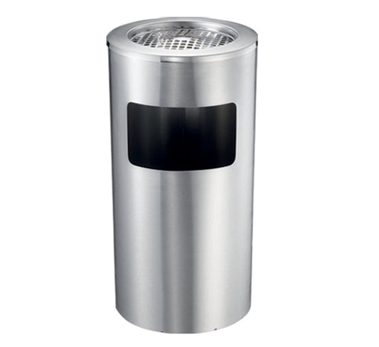 Stainless Steel Lobby Bin With Ashtray 10L V959-DWBN0016