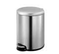 Round Soft Closing Stainless Steel Pedal Bin -3L V959-DWBN0017