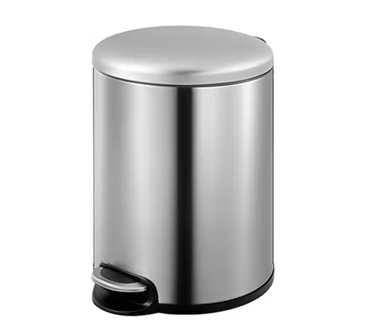 Round Soft Closing Stainless Steel PEDAL Bin -5L V959-DWBN0018