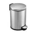 Round Soft Closing Stainless Steel PEDAL Bin- 3L V959-DWBN0023