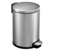 Round Soft Closing Stainless Steel PEDAL Bin - 6L V959-DWBN0024
