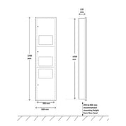 3-in-1 Washroom Recessed Panel V959-DWCB0002