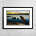 Australian Crawl 'Boys Light Up' In Store Poster 1980 - Framed A2 V967-A30426-A2