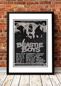 Beastie Boys 'Australian Tour' Poster 1990- Framed A4 V967-A30428-A4