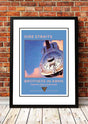 Dire Straits 'Brothers In Arms' In Store Poster 1985- Framed A4 V967-A30432-A4