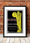 Led Zeppelin 'Kooyong Stadium' Melbourne, Australian Tour Poster 1972- Framed A4 V967-A30440-A4