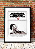 One Flew Over The Cuckoos Nest' Cult Movie Poster! - Framed A2 V967-CMP30-A2
