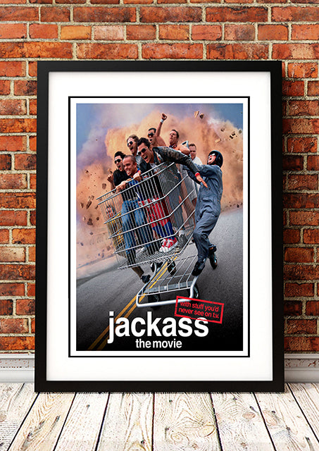 Jackass: The Movie Cult Movie Poster! - Framed A2 V967-CMP33-A2
