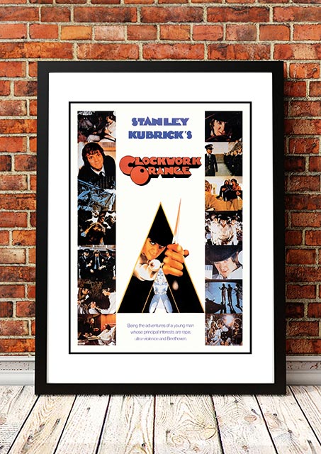 Clockwork Orange' Cult Movie Poster! - Framed A2 V967-CMP34-A2