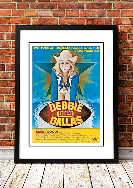 Debbie Does Dallas' Cult Movie Poster! - Framed A2 V967-CMP35-A2