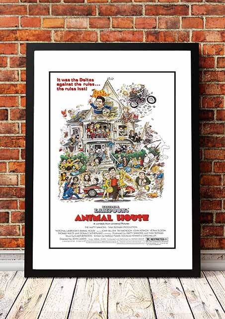 Animal House' Cult Movie Poster! - Framed A2 V967-CMP36-A2