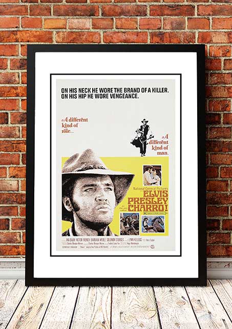 Elvis 'Charro' Framed Movie Poster! - Framed A2 V967-EP0441-A2