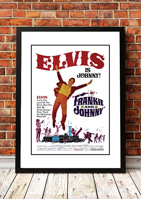 Elvis 'Frankie and Johhny' Framed Movie Poster! - Framed A2 V967-EP0445-A2