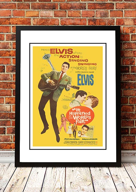 Elvis 'It Happened At The World's Fair' Framed Movie Poster! - Framed A2 V967-EP0449-A2