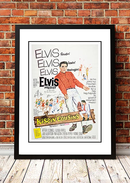 Elvis 'Kissin' Cousins' Framed Movie Poster! - Framed A2 V967-EP0451-A2