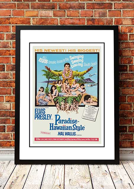 Elvis 'Paradise, Hawaiian Style' Framed Movie Poster! - Framed A2 V967-EP0454-A2