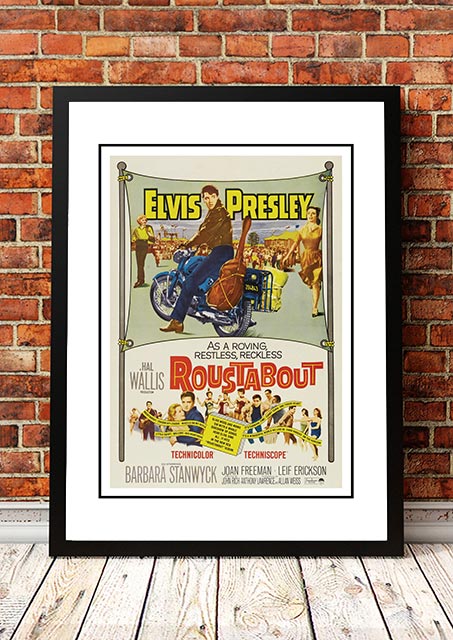 Elvis 'Roustabout' Framed Movie Poster! - Framed A2 V967-EP0455-A2