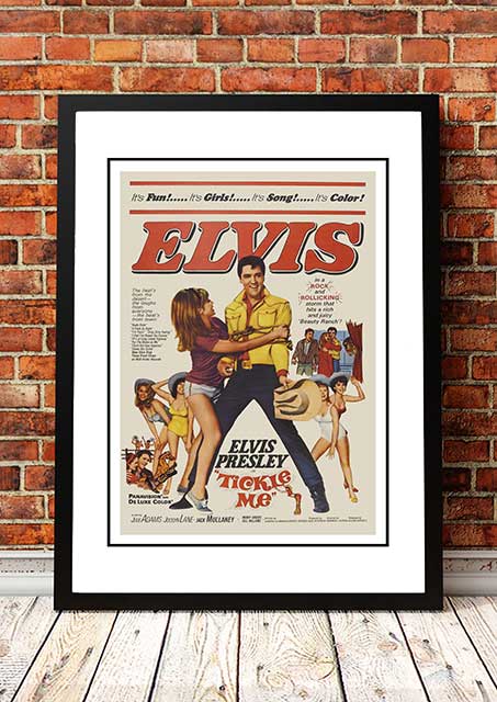 Elvis 'Ticke Me' Framed Movie Poster! - Framed A2 V967-EP0458-A2