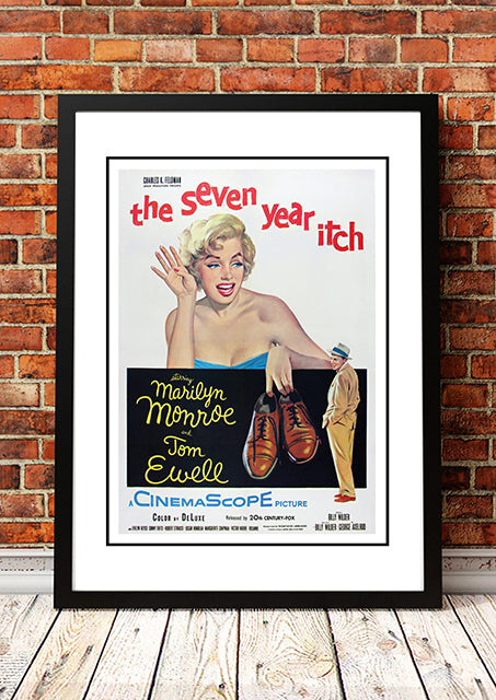 Marilyn Monroe 'The Seven Year Itch' Framed Movie Poster! - Framed A2 V967-MM0431-A2