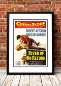 Marilyn Monroe 'River of No Return' Framed Movie Poster! - Framed A2 V967-MM0440-A2