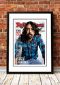 Dave Grohl' Rolling Stone Magazine Cover! - Framed A4 V967-RSM33-A4