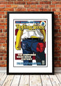 The Simpsons 'Born in the USA' Rolling Stone Magazine Cover! - Framed A4 V967-RSM34-A4